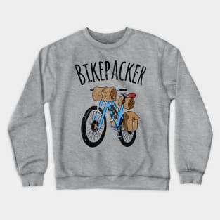 Bikepacker Vintage Bikepacking Travel Camping Crewneck Sweatshirt